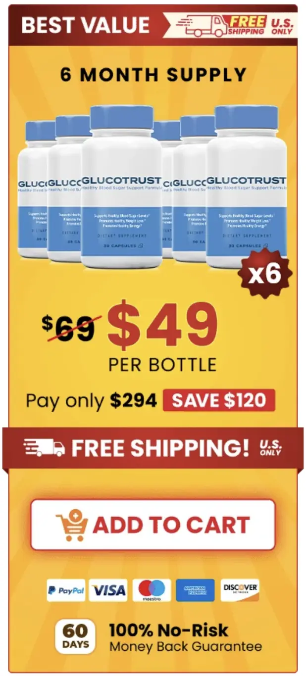 GlucoTrust Buy Six Bottles