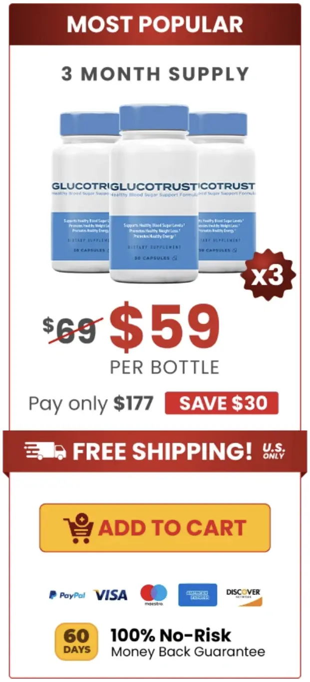 GlucoTrust Buy Three Bottles